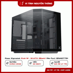 Case Xigmatek Cubi M - M-ATX (Black) (No Fan) (EN42775)