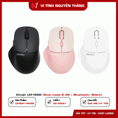 Chuột LM165D (Dual mode 2.4G + Bluetooth, Silent)