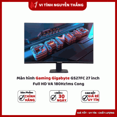Màn hình Gaming Gigabyte GS27FC 27 inch Full HD VA 180Hz1ms Cong