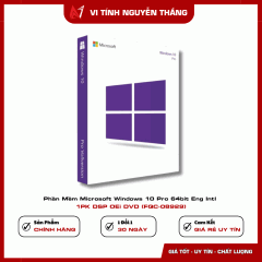 Phần Mềm Microsoft Windows 10 Pro 64bit Eng Intl 1PK DSP OEi DVD (FQC-08929)