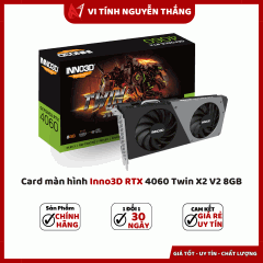 Card màn hình Inno3D RTX 4060 Twin X2 V2 8GB