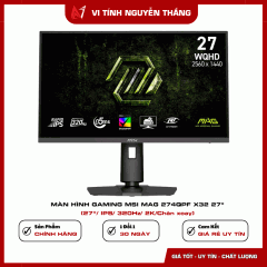 MÀN HÌNH GAMING MSI MAG 274QPF X32 27"(27"/ IPS/ 320Hz/ 2K/Chân xoay)