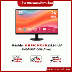 Màn hình MSI PRO MP242L (23.8Inch/ FHD/ IPS/ 100Hz/ 1ms)