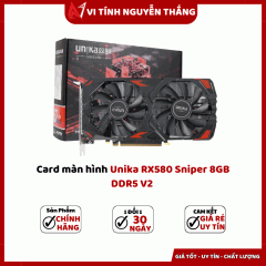 Card Màn Hình Unika RX580 Sniper 8GB DDR5 V2