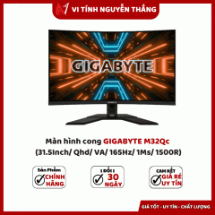 Màn hình cong GIGABYTE M32Qc (31.5Inch/ Qhd/ VA/ 165Hz/ 1Ms/ 1500R)