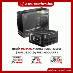 Nguồn MSI MAG A1250GL PCIE5 - 1250W ( 80PLUS GOLD / FULL MODULAR )