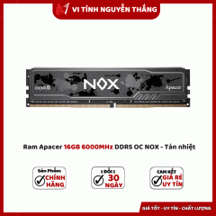 Ram Apacer 16GB 6000MHz DDR5 OC NOX - Tản nhiệt