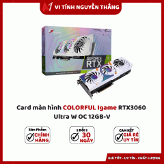  Card màn hình COLORFUL Igame RTX3060 Ultra W OC 12GB-V