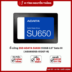 Ổ cứng SSD ADATA SU650 512GB 2.5" Sata III ( ASU650SS-512GT-R)