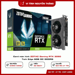 Card màn hình ZOTAC Gaming RTX 3050 Twin Edge 6GB OC GDDR6