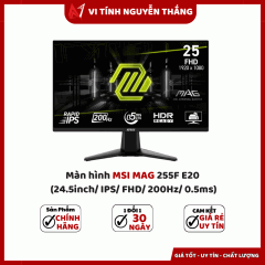 Màn hình MSI MAG 255F E20 (24.5inch/ IPS/ FHD/ 200Hz/ 0.5ms)