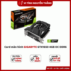 Card màn hình GIGABYTE GTX1650 4GB OC DDR6