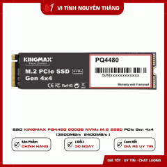 SSD KINGMAX PQ4480 500GB NVMe M.2 2280 PCIe Gen 4x4 (3500MB/s  2400MB/s )