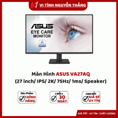 Màn Hình ASUS VA27AQ (27 inch/ IPS/ 2K/ 75Hz/ 1ms/ Speaker)