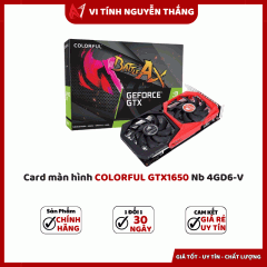 Card màn hình COLORFUL GTX1650 Nb 4GD6-V