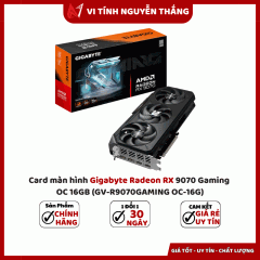 Card màn hình Gigabyte Radeon RX 9070 Gaming OC 16GB (GV-R9070GAMING OC-16G)