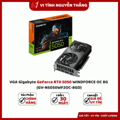 Card màn hình GIGABYTE GeForce RTX 5050 WINDFORCE OC 8G (GV-N5050WF2OC-8GD)