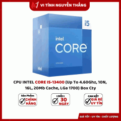 CPU INTEL CORE I5-13400 (Up To 4.60Ghz, 10N, 16L, 20Mb Cache, LGa 1700) Box Cty
