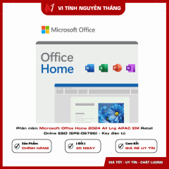 Phần mềm Microsoft Office Home 2024 All Lng APAC EM Retail Online ESD (EP2-06796) - Key điện tử