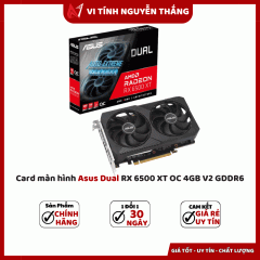 Card màn hình Asus Dual RX 6500 XT OC 4GB V2 GDDR6