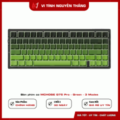 Bàn phím cơ MCHOSE G75 Pro - Green - 3 Modes