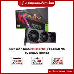 Card màn hình COLORFUL RTX4060 Nb Ex 8GB-V GDDR6
