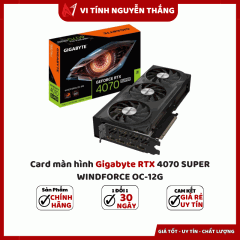 Card màn hình Gigabyte RTX 4070 SUPER WINDFORCE OC-12G