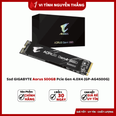   Ssd GIGABYTE Aorus 500GB Pcie Gen 4.0X4 (GP-AG4500G)