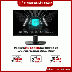 Màn hình MSI GAMING G274QPF E2 (27 INCH/QHD/RAPID IPS/180HZ/1MS)