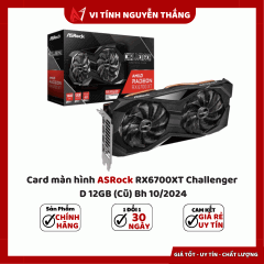 Card màn hình ASRock RX6700XT Challenger D 12GB (Cũ) Bh 10/2024
