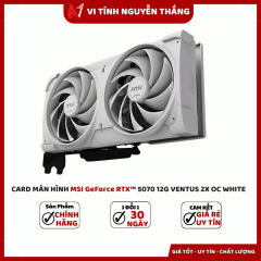 Card Màn Hình MSI  GeForce RTX™ 5070 12G VENTUS 2X OC WHITE