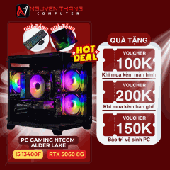 PC GAMING NTCGM ALDER LAKE (B760 - I5 13400F - RAM 16GB - 256GB NVME - RTX 5060 8GB)
