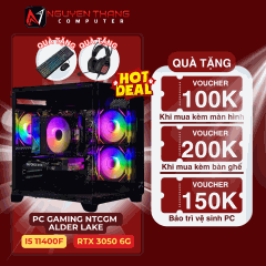 PC GAMING NTCGM ROCKET LAKE (H510 - 11400F - RAM 16GB - SSD 256GB - RTX 3050 6GB)