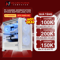 PC GAMING W NTCGMW RAPTOR LAKE 14TH ( B760 - I5 14600KF - 16G - 500G NVME - RTX 5060 8G )
