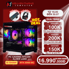 PC GAMING NTCGM ALDER LAKE (B760 - I5 13400F - RAM 16GB - 256GB NVME - RTX 5060 8GB)