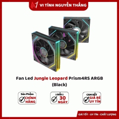Fan Led Jungle Leopard Prism4RS ARGB (Black) (Ngược)