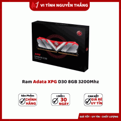 Ram Adata XPG D30 8GB 3200Mhz