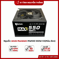 Nguồn Jetek MaxWatt MW550 550W V2(Màu đen)