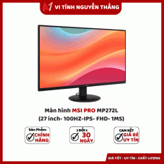 Màn hình MSI PRO MP272LKL (27 inch/ FHD/ IPS/ 100Hz/ 1ms)