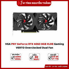 VGA PNY GeForce RTX 4060 8GB XLR8 Gaming VERTO Overclocked Dual Fan