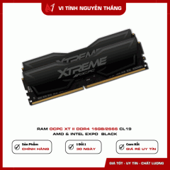 RAM OCPC XT II DDR4 16GB/2666 CL19 AMD & INTEL EXPO  BLACK