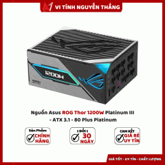 Nguồn Asus ROG Thor 1200W Platinum III - ATX 3.1 - 80 Plus Platinum