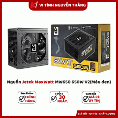 Nguồn Jetek MaxWatt MW650 650W V2(Màu đen)