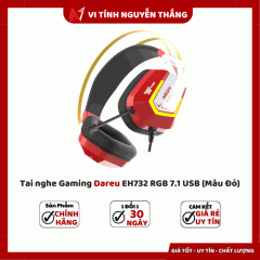 Tai nghe Gaming Dareu EH732 RGB 7.1 USB (Màu Đỏ)