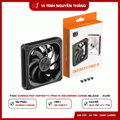 FAN XIGMATEK INFINITY PRO 8 REVERSE ARGB BLACK - XUÔI