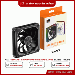FAN XIGMATEK INFINITY PRO 8 REVERSE ARGB BLACK - NGƯỢC