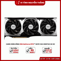 Card màn hình MSI GeForce RTX™ 5070 12G VENTUS 3X OC