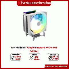 Tản nhiệt khí Jungle Leopard K400 RGB (White)