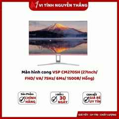 Màn hình cong VSP CM2705H (27Inch/ FHD/ VA/ 75Hz/ 6Ms/ 1500R/ Hồng)