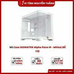  Vỏ Case XIGMATEK Alpha Pano M - White( Bể Cá)